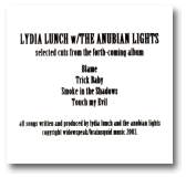 Anubian Lights: promo box -label